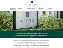 Tablet Screenshot of magnitude.nl